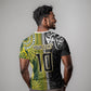 Custom Rugby New Zealand and South Africa T shirt Greatest Rivalry Silver Fern and Antelope