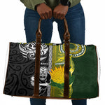 Rugby New Zealand and South Africa Travel Bag Greatest Rivalry Silver Fern and Antelope