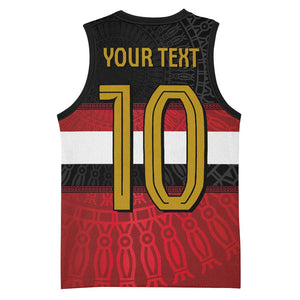 Egypt National Football Custom Basketball Jersey Egyptian Geometric LT03