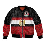 Egypt National Football Custom Bomber Jacket Egyptian Geometric - African Pride