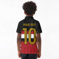 Egypt National Football Custom Kid Polo Shirt Egyptian Geometric - African Pride