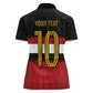Egypt National Football Custom Women Polo Shirt Egyptian Geometric - African Pride