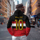 Egypt National Football Custom Zip Hoodie Egyptian Geometric - African Pride