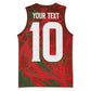 Morocco National Football Custom Basketball Jersey Atlas Lions Sporty Grunge Style LT03