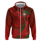 Morocco National Football Custom Hoodie Atlas Lions Sporty Grunge Style - African Pride