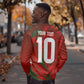 Morocco National Football Custom Sweatshirt Atlas Lions Sporty Grunge Style - African Pride