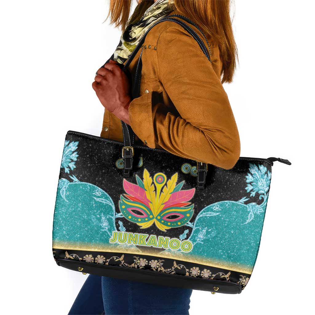 Afro Bahamians Junkanoo Leather Tote Bag Junkanoo Is Life