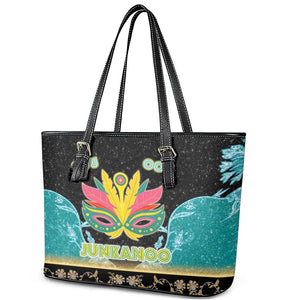 Afro Bahamians Junkanoo Leather Tote Bag Junkanoo Is Life