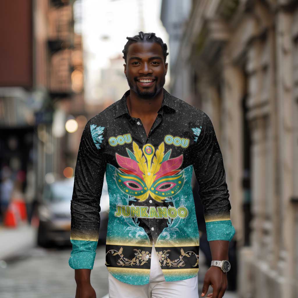 Afro Bahamians Junkanoo Long Sleeve Button Shirt Junkanoo Is Life