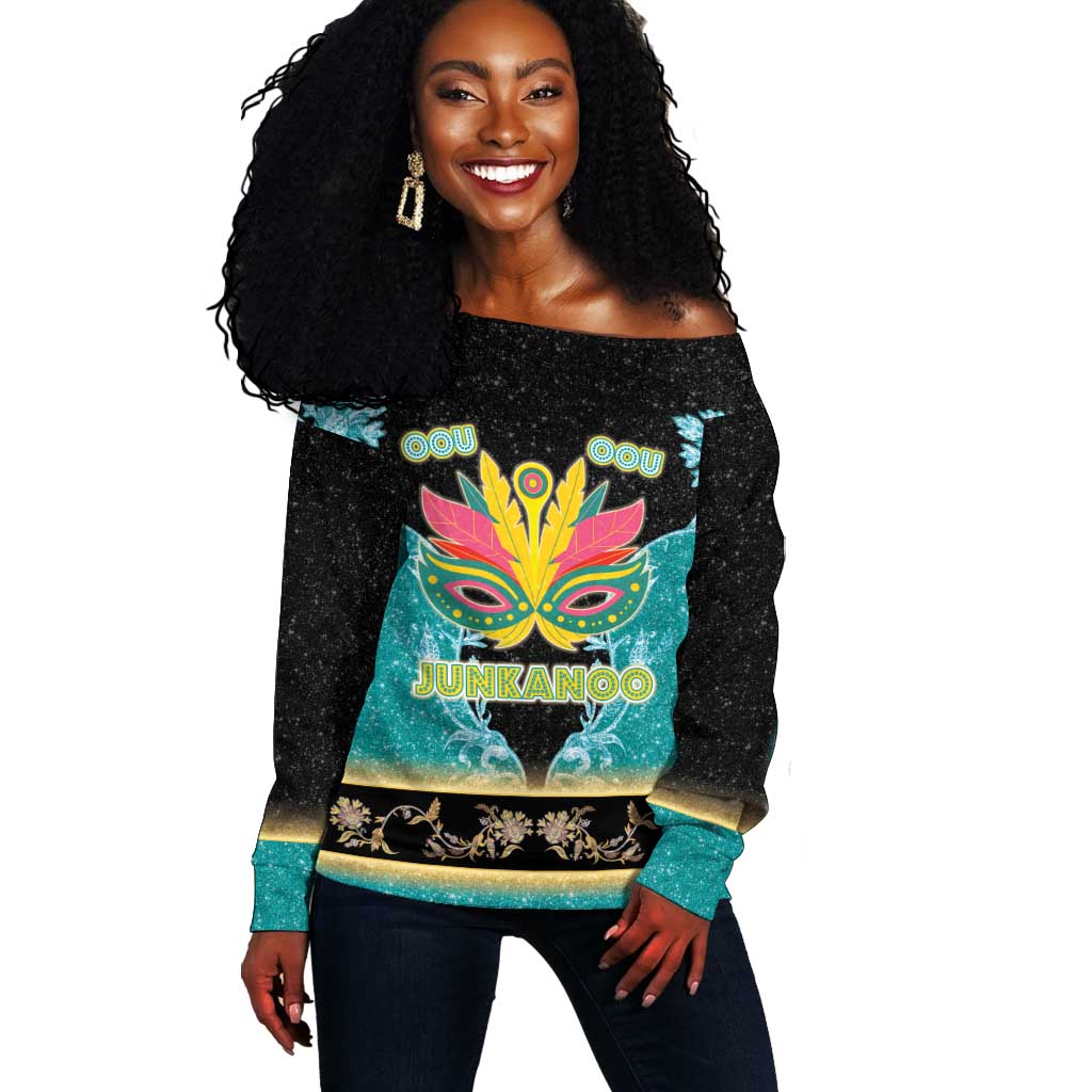 Afro Bahamians Junkanoo Off Shoulder Sweater Junkanoo Is Life