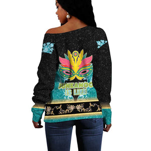 Afro Bahamians Junkanoo Off Shoulder Sweater Junkanoo Is Life