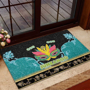 Afro Bahamians Junkanoo Rubber Doormat Junkanoo Is Life