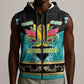 Afro Bahamians Junkanoo Sleeveless Zip Hoodie Junkanoo Is Life - African Pride