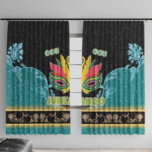 Afro Bahamians Junkanoo Window Curtain Junkanoo Is Life