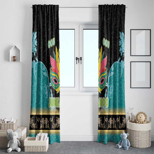 Afro Bahamians Junkanoo Window Curtain Junkanoo Is Life