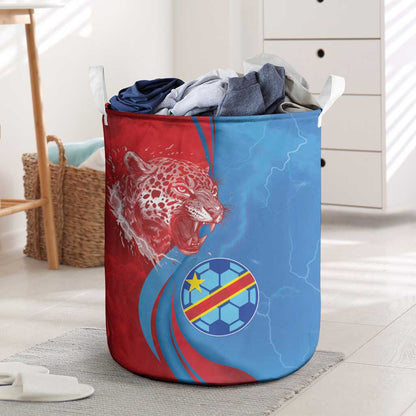 Football 2026 DR Congo Leopards Laundry Basket Lightning Style