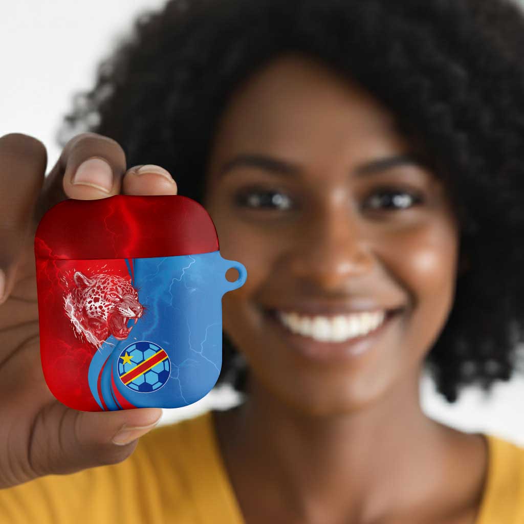 Football 2026 DR Congo Leopards AirPods Case Lightning Style
