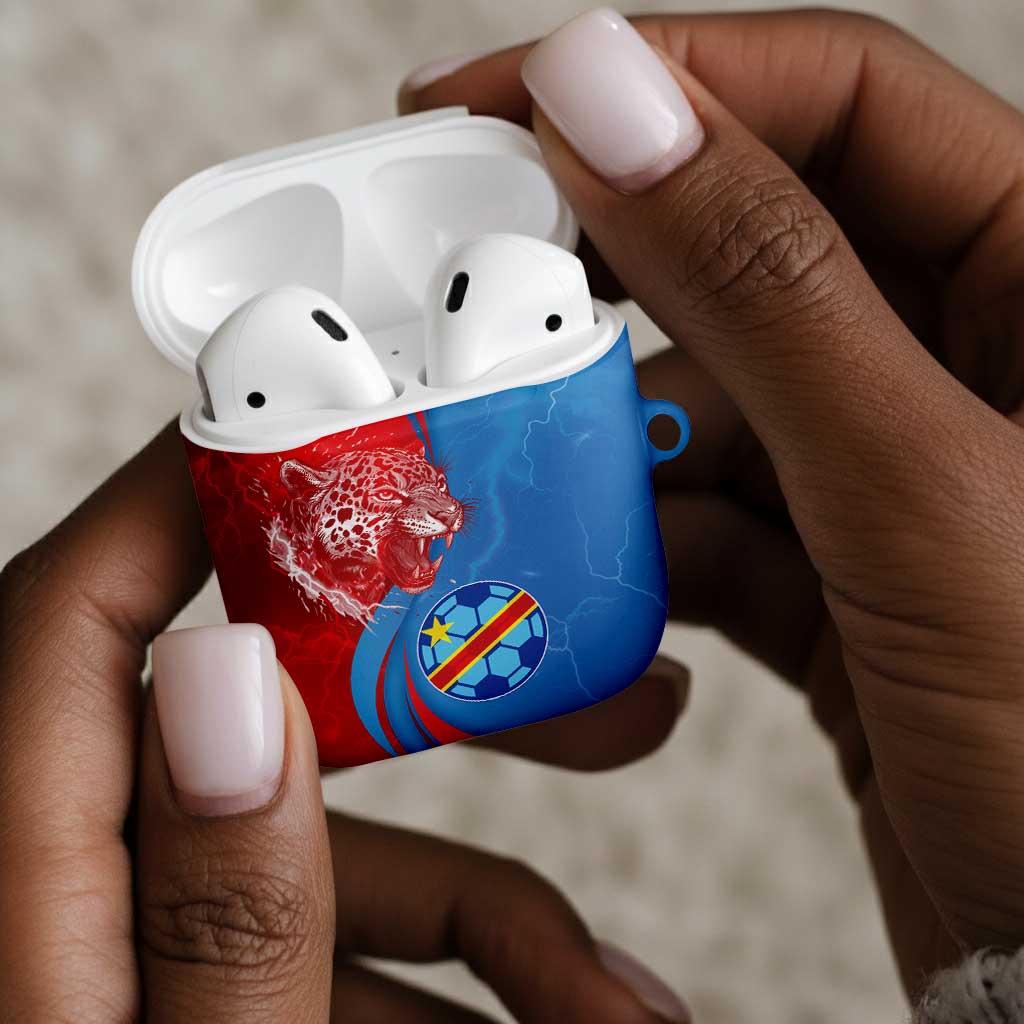 Football 2026 DR Congo Leopards AirPods Case Lightning Style