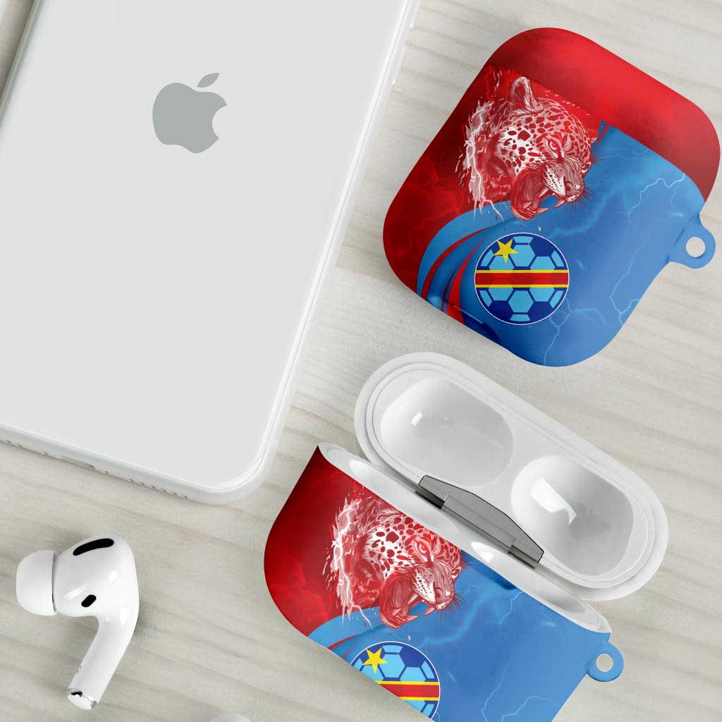Football 2026 DR Congo Leopards AirPods Case Lightning Style