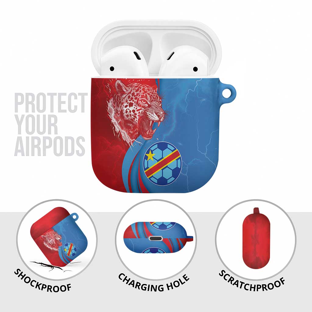 Football 2026 DR Congo Leopards AirPods Case Lightning Style