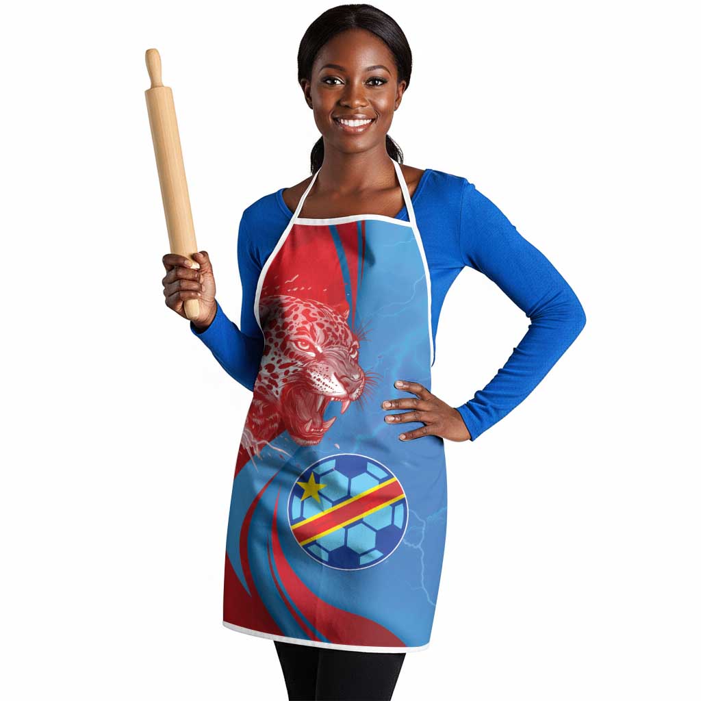 Football 2026 DR Congo Leopards Apron Lightning Style