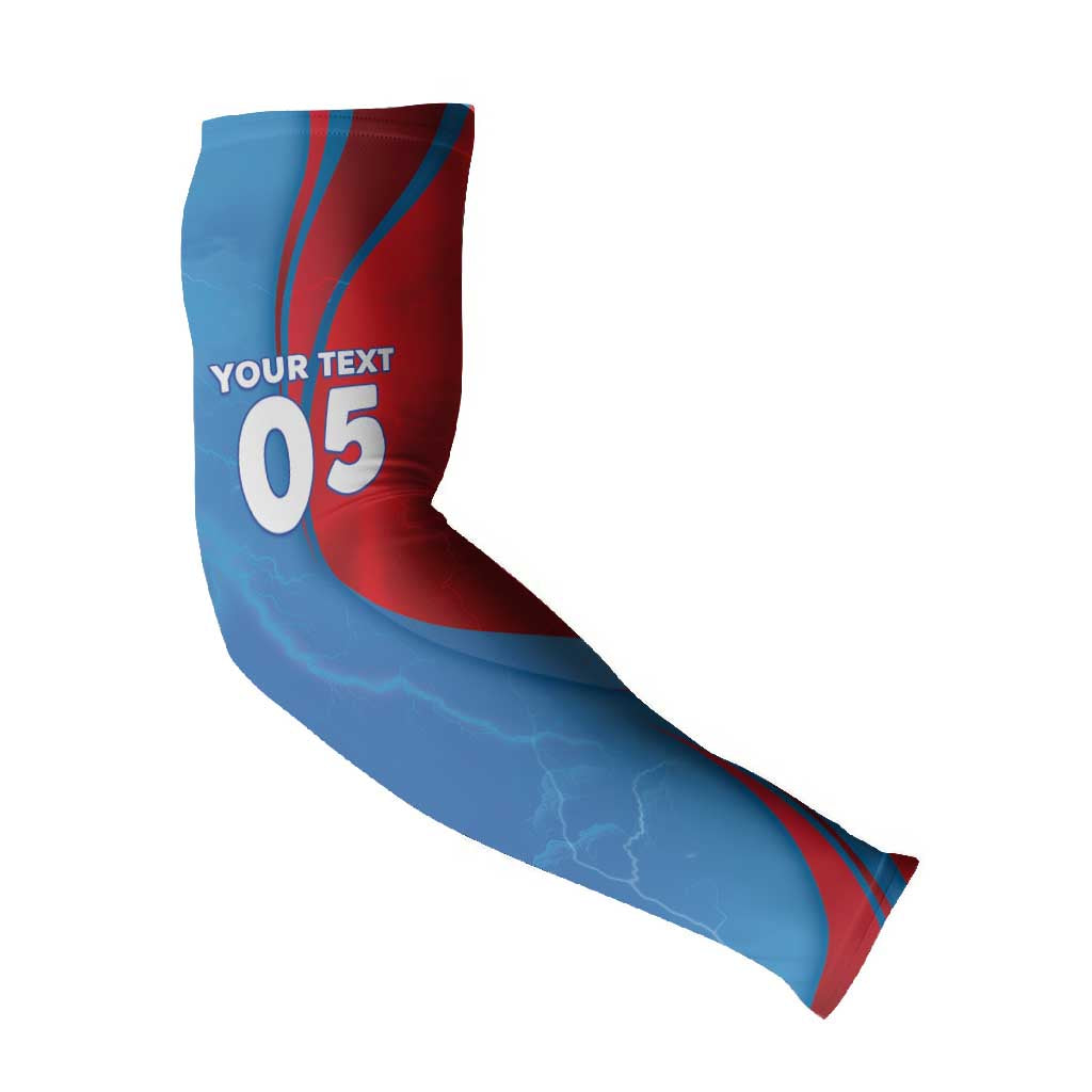 Custom Football 2026 DR Congo Leopards Arm Sleeves Lightning Style