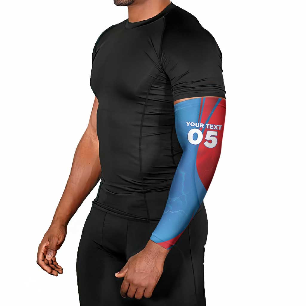 Custom Football 2026 DR Congo Leopards Arm Sleeves Lightning Style