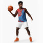 Custom Football 2026 DR Congo Leopards Basketball Jersey Lightning Style