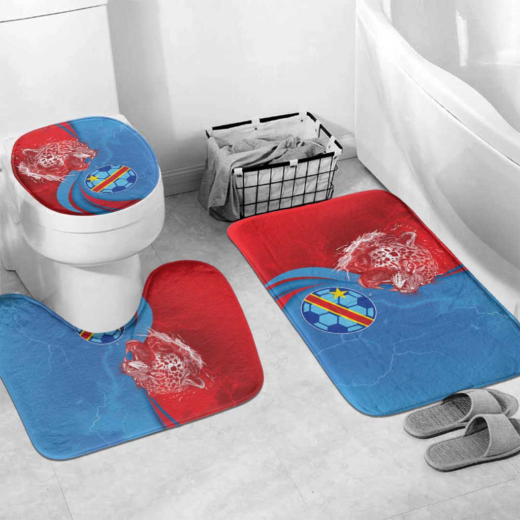 Football 2026 DR Congo Leopards Bathroom Set Lightning Style