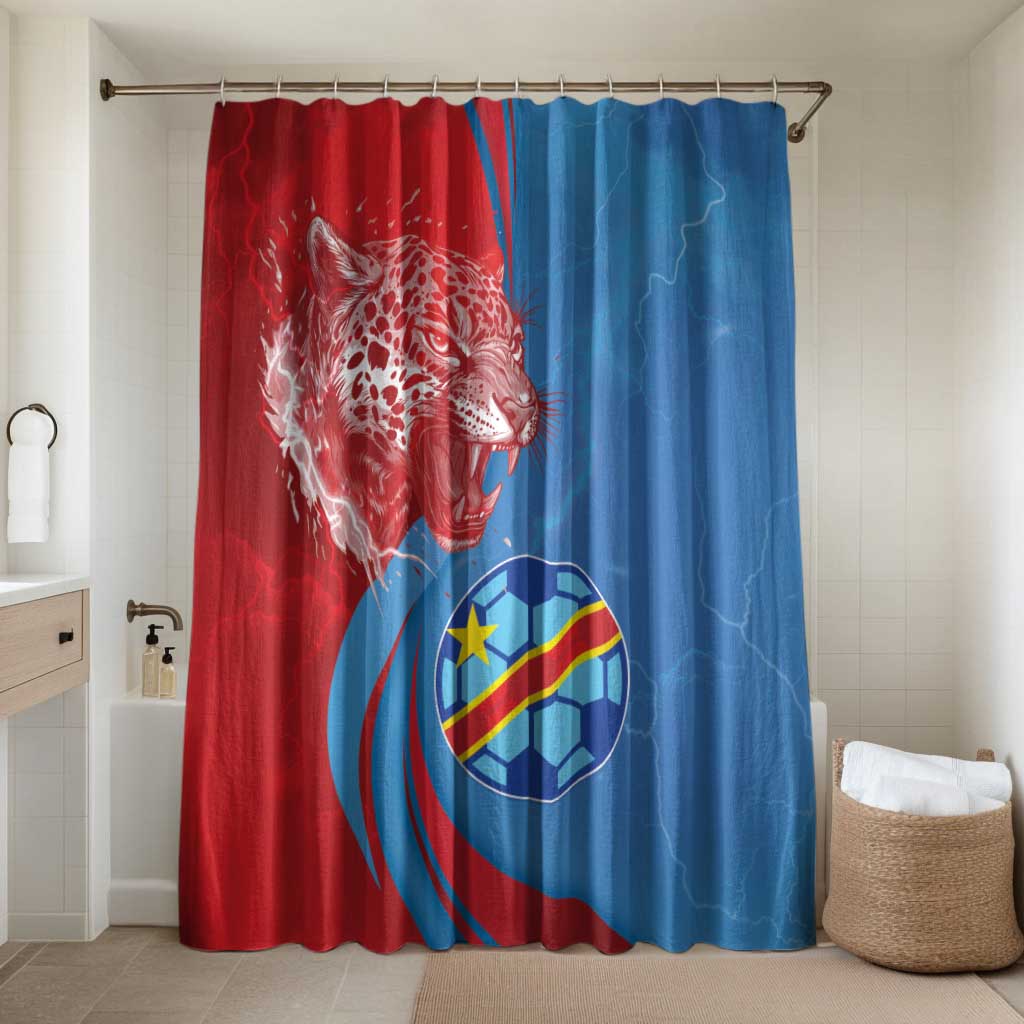 Football 2026 DR Congo Leopards Bathroom Set Lightning Style