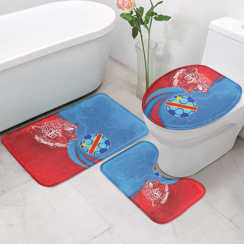 Football 2026 DR Congo Leopards Bathroom Set Lightning Style