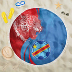 Football 2026 DR Congo Leopards Beach Blanket Lightning Style