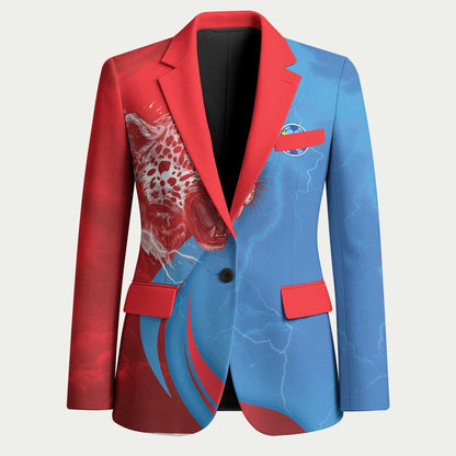 Custom Football 2026 DR Congo Leopards Blazer Lightning Style