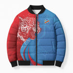 Custom Football 2026 DR Congo Leopards Bomber Puffer Jacket Lightning Style