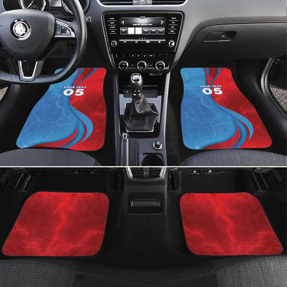 Custom Football 2026 DR Congo Leopards Car Mats Lightning Style