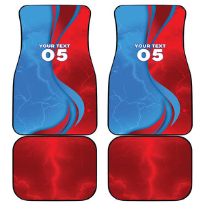 Custom Football 2026 DR Congo Leopards Car Mats Lightning Style