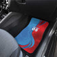 Custom Football 2026 DR Congo Leopards Car Mats Lightning Style