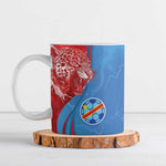 Custom Football 2026 DR Congo Leopards Ceramic Mug Lightning Style