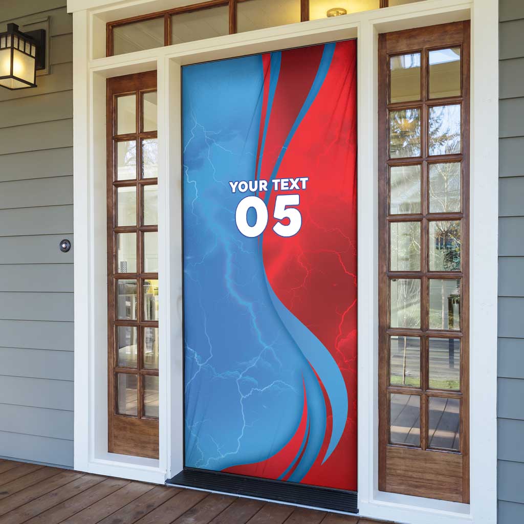 Custom Football 2026 DR Congo Leopards Door Cover Lightning Style