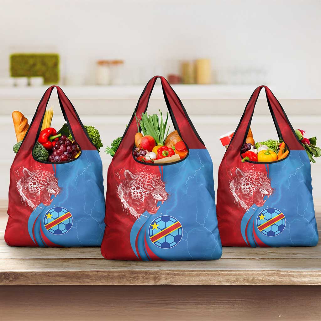 Football 2026 DR Congo Leopards Grocery Bag Lightning Style