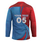 Custom Football 2026 DR Congo Leopards Hockey Jersey Lightning Style