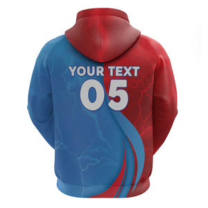 Custom Football 2026 DR Congo Leopards Hoodie Lightning Style
