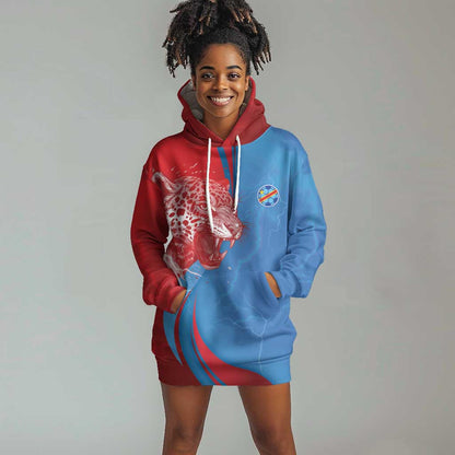 Custom Football 2026 DR Congo Leopards Hoodie Dress Lightning Style