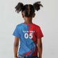 Custom Football 2026 DR Congo Leopards Kid T shirt Lightning Style