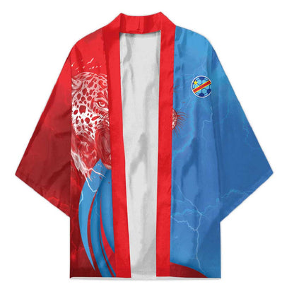 Custom Football 2026 DR Congo Leopards Kimono Lightning Style