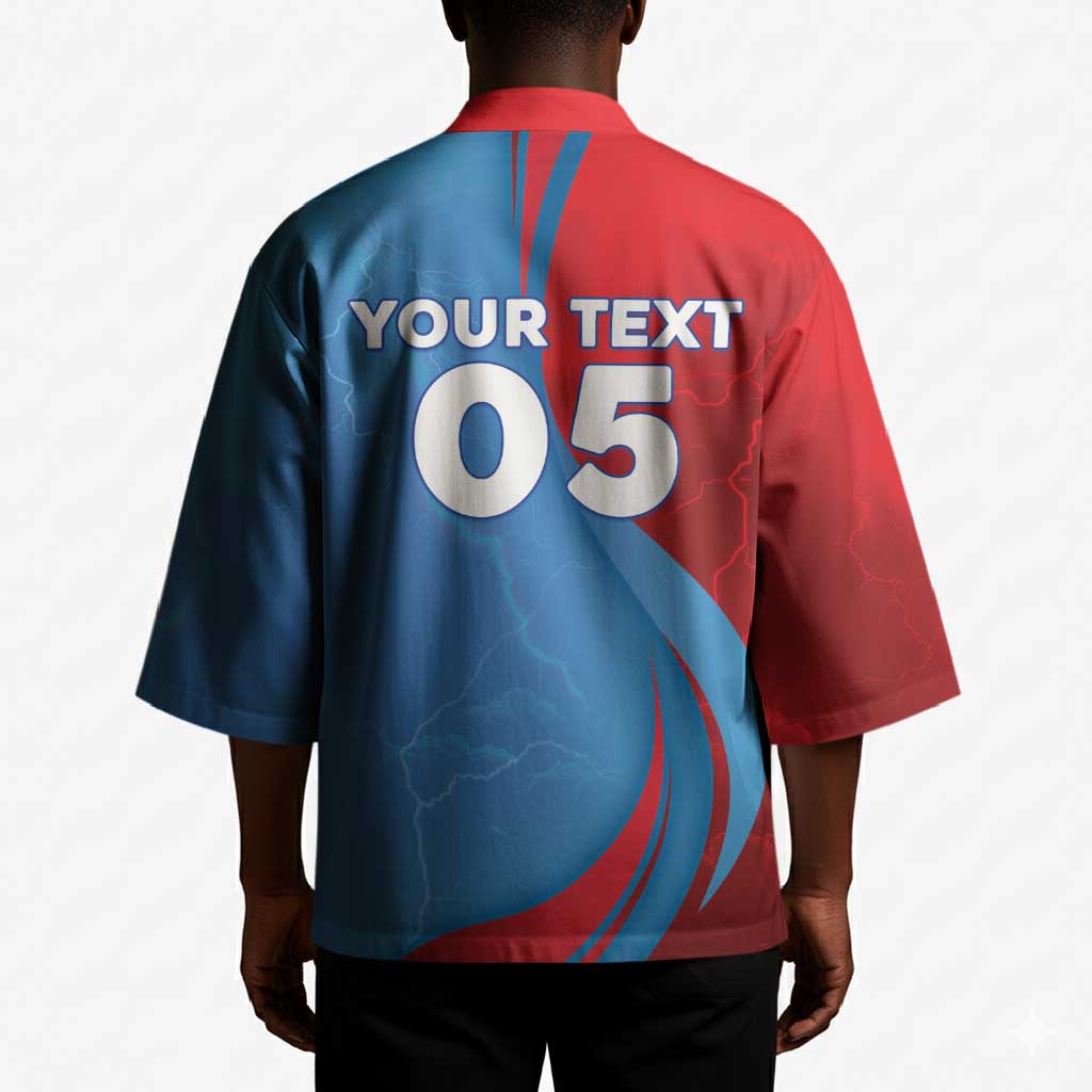 Custom Football 2026 DR Congo Leopards Kimono Lightning Style