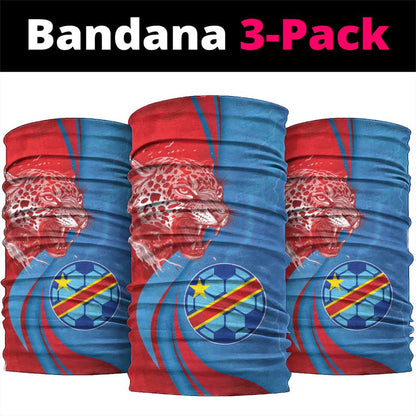 Football 2026 DR Congo Leopards Neck Gaiter Lightning Style