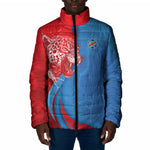 Custom Football 2026 DR Congo Leopards Padded Jacket Lightning Style