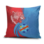 Football 2026 DR Congo Leopards Pillow Cover Lightning Style