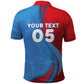 Custom Football 2026 DR Congo Leopards Polo Shirt Lightning Style